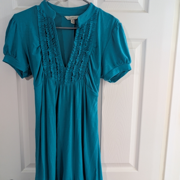 Splendid Teal Dress - Picture 1 of 4
